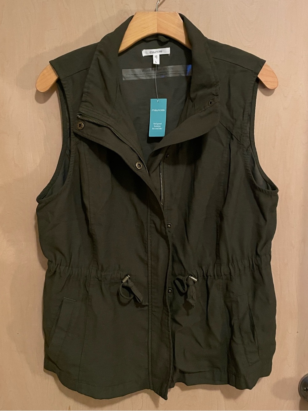 Maurices Olive Utility Vest